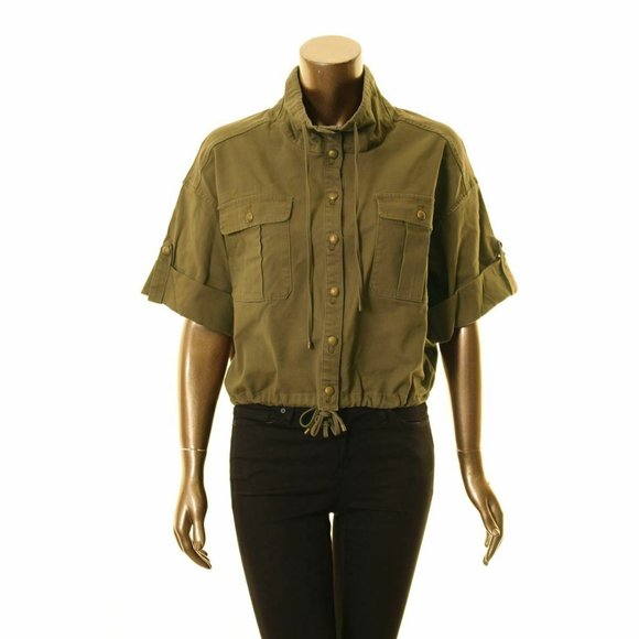 NEW!Ralph 12 Lauren military crop jacket - Picture 5 of 15